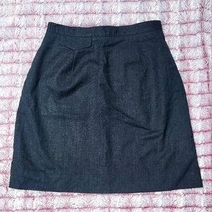 Women petite wool skirt
